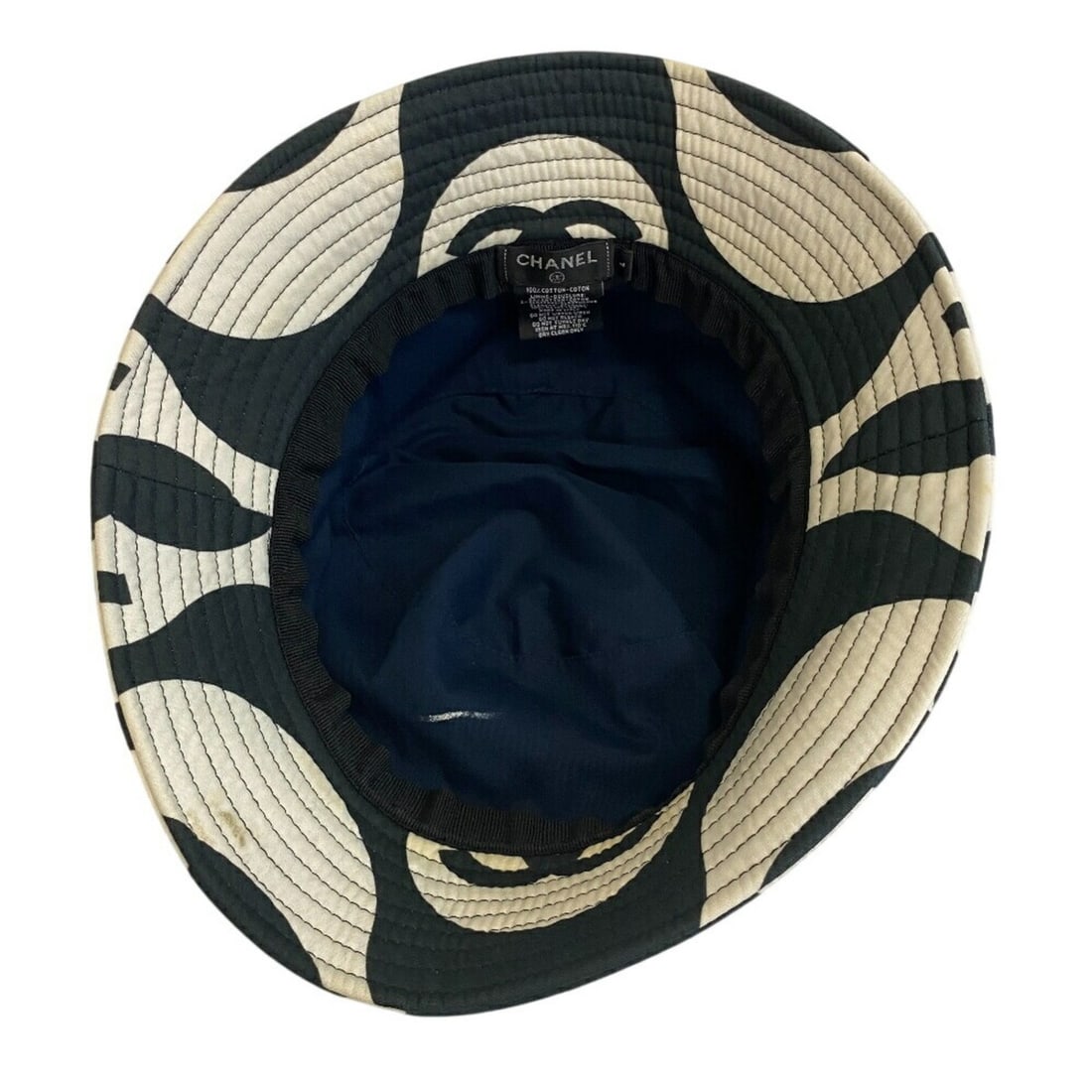 CHANEL Bucket Hat with Coco Mark, Black - 6