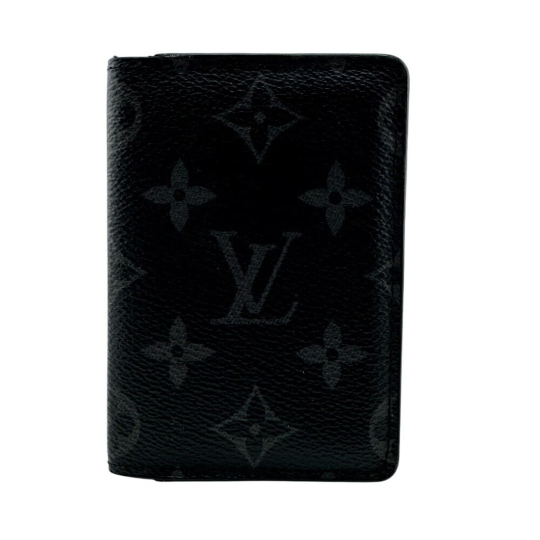 LOUIS VUITTON M61696 Organizer de Poche Monogram Eclipse Card Case Wallet Black Men's: --- Catalog ---Category: SizeSize (HxWxD): 11cm x 7.5cm / 4.33'' x 2.95''Category: DesignColor: BlackGender: MenMaterial: Leather Category: GeneralMPN: M61696Brand: Louis Vuitton--- Item List ---Secti