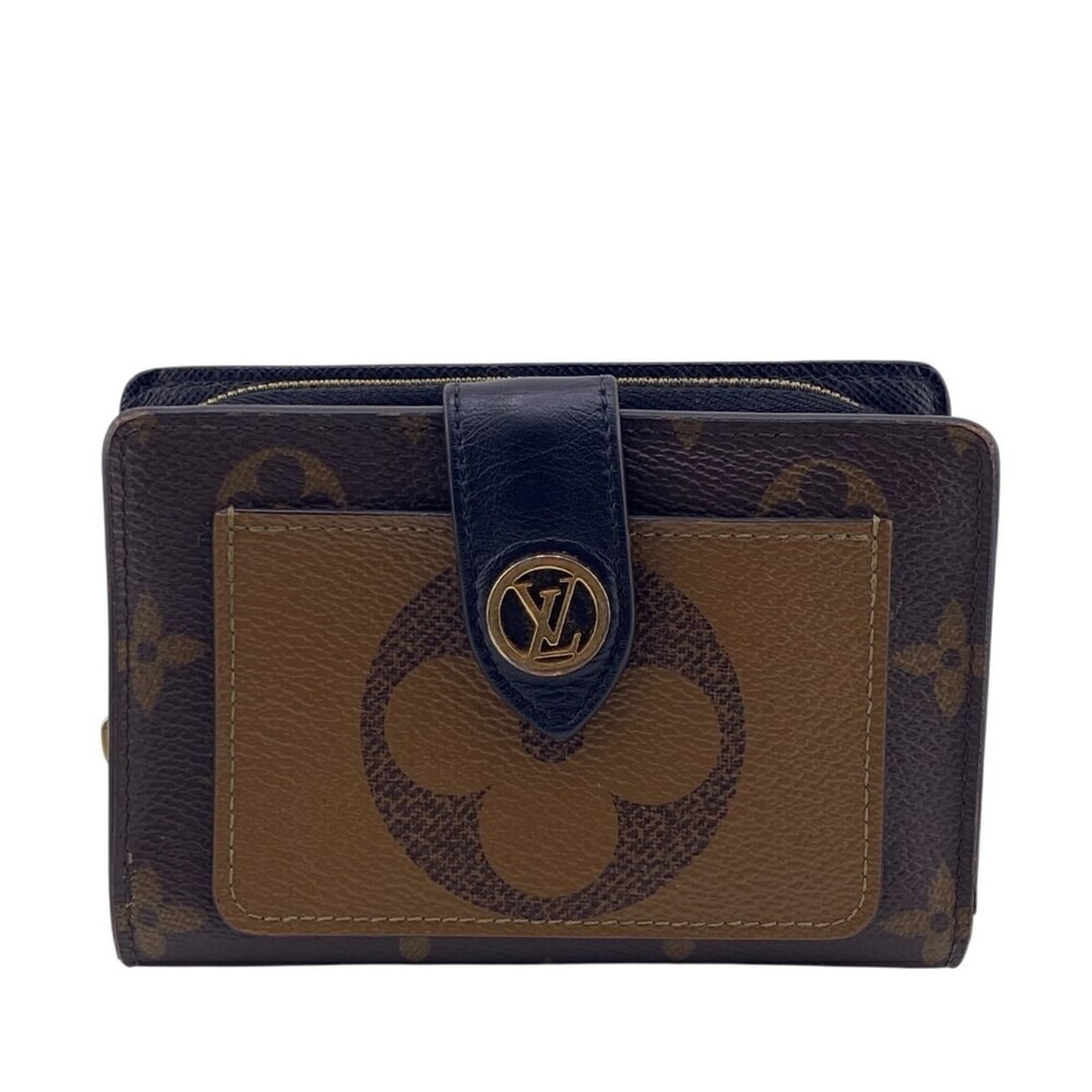 LOUIS VUITTON M69432 Portefeuille Juliette Monogram Reverse Bi-fold Wallet, Brown: --- Catalog ---Category: SizeSize (HxWxD): 9cm x 12.5cm / 3.54'' x 4.92''Category: DesignType: Wallet (bi-fold)Color: BrownGender: Women,MenMaterial: Leather Category: GeneralMPN: M69432Brand: Louis