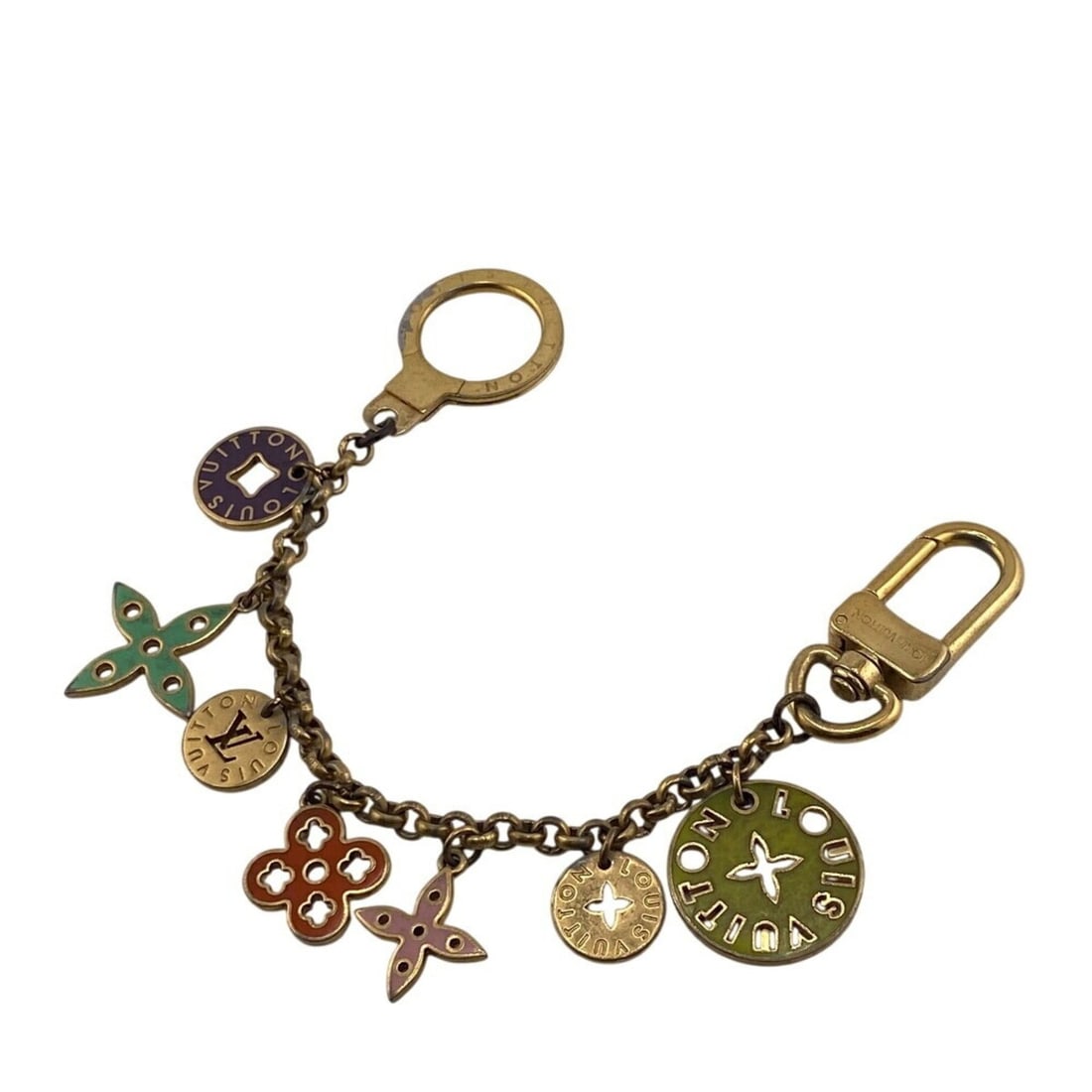 LOUIS VUITTON M66005 Porte Cressiennes Key Ring Bag Charm, Gold, Women's: --- Catalog ---Category: DesignType: Handbag charmColor: GoldGender: WomenCategory: GeneralMPN: M66005Brand: Louis Vuitton--- Item List ---Section: ConditionRanking: Rank B Used - Traces of usage,
