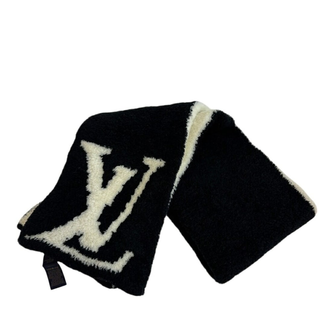 LOUIS VUITTON M79399 Comfy Scarf Black Women's: --- Catalog ---Category: SizeSize (LxW): 1.4m / 55.11''Category: DesignType: WrapColor: Black, WhiteGender: WomenMaterial: Wool Category: GeneralMPN: M79399Brand: Louis Vuitton--- Item List ---Section