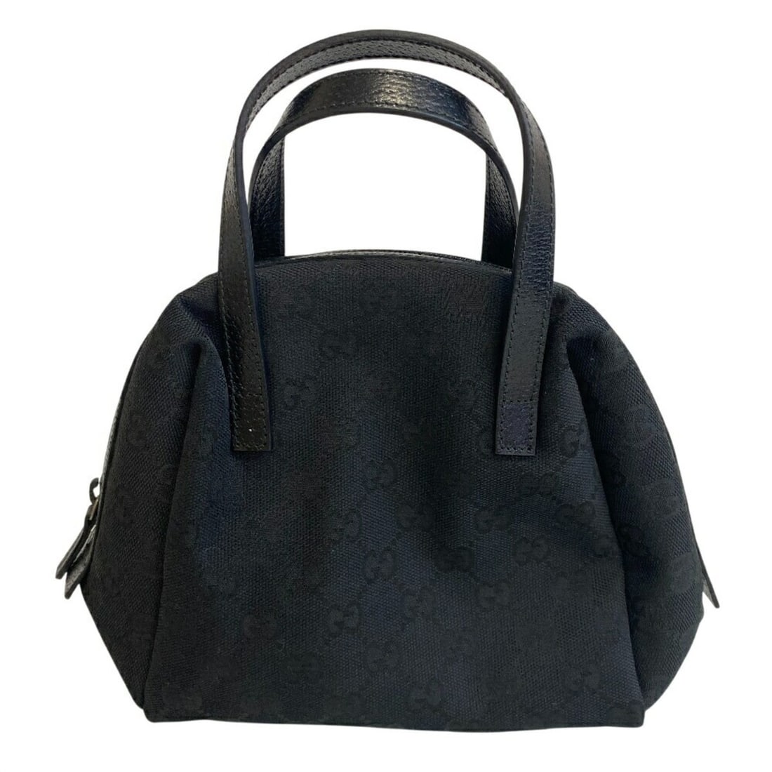 GUCCI 124542 Mini Handbag Black Women's: --- Catalog ---Category: SizeSize (HxWxD): 18.5cm x 19.5cm x 11cm / 7.28'' x 7.67'' x 4.33''Category: DesignType: HandbagColor: BlackGender: WomenMaterial: GG canvas Category: GeneralMPN: