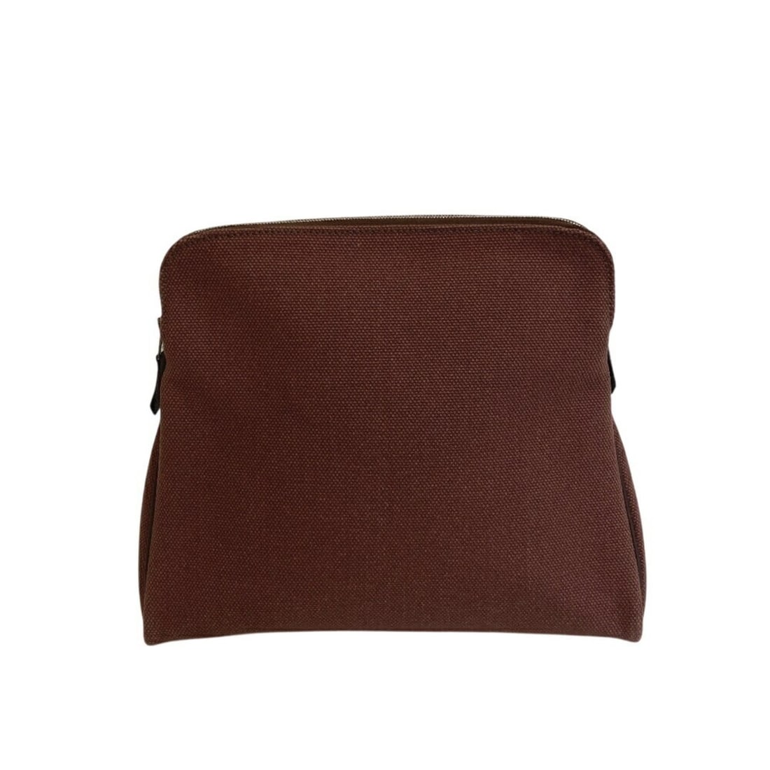 HERMES Hermes pouch brown women's: --- Catalog ---Category: SizeSize (HxWxD): 21cm x 26cm x 9cm / 8.26'' x 10.23'' x 3.54''Category: DesignType: PouchColor: BrownGender: WomenMaterial: Canvas Category: GeneralBrand: Hermes--- Item