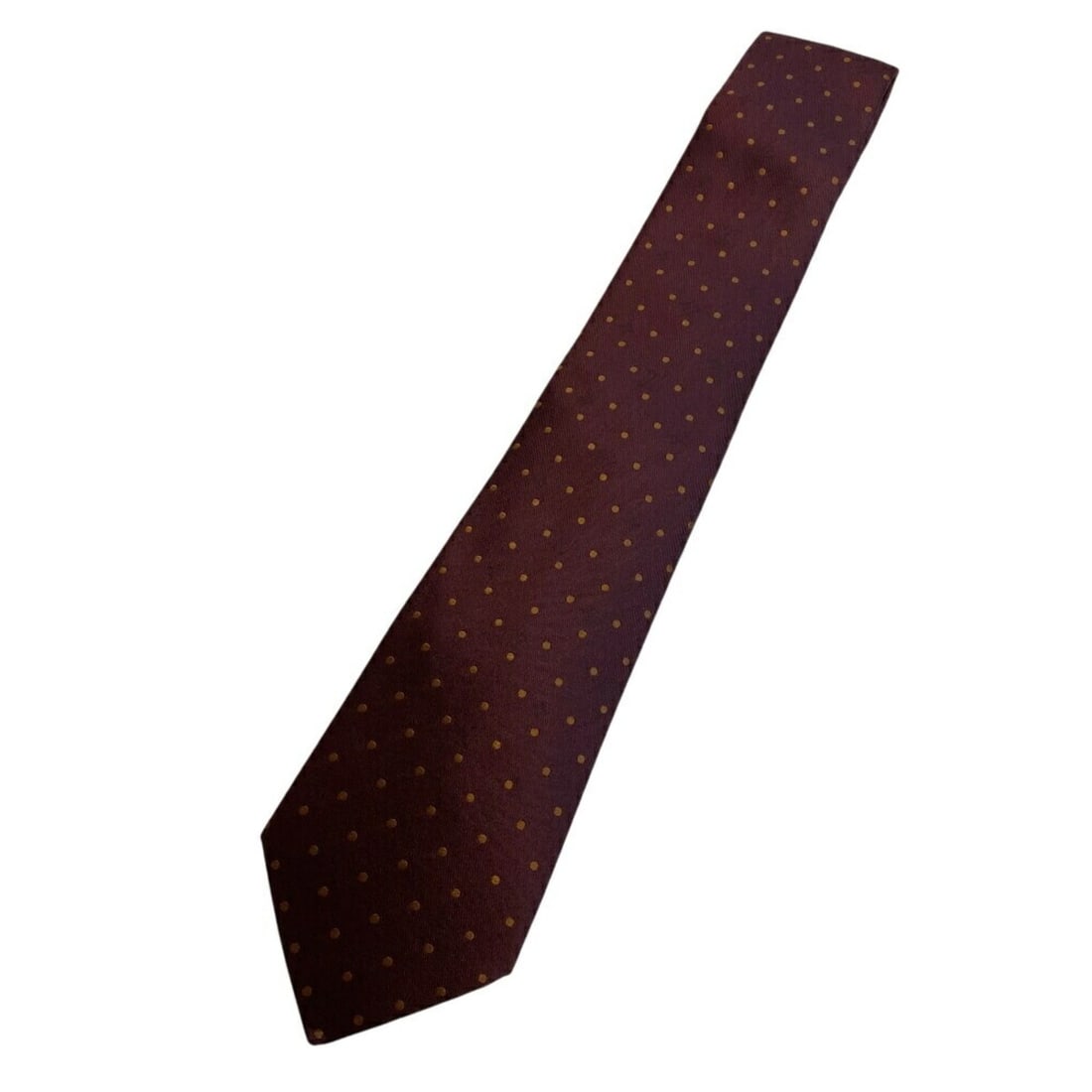 LOUIS VUITTON LV Polka Dot Tie, Wine Red, Men's (1 of 16)