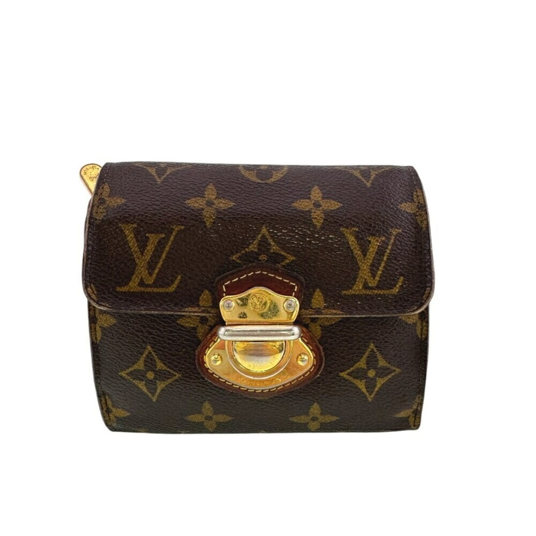 LOUIS VUITTON M60211 Portefeuille Joy Compact Monogram Tri-fold Wallet, Brown: --- Catalog ---Category: SizeSize (HxWxD): 12cm x 12cm / 4.72'' x 4.72''Category: DesignType: Wallet (tri-fold)Color: BrownGender: Women,MenMaterial: Leather Category: GeneralMPN: M60211Brand: Louis V