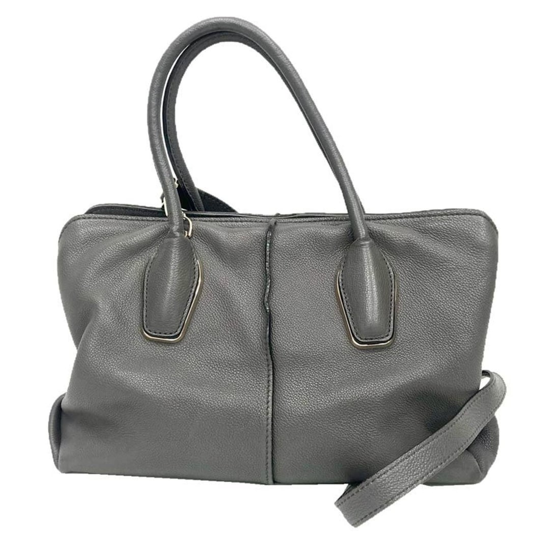 TOD'S D-BOW Shoulder Bag/Handbag in Grey Leather (1 of 14)