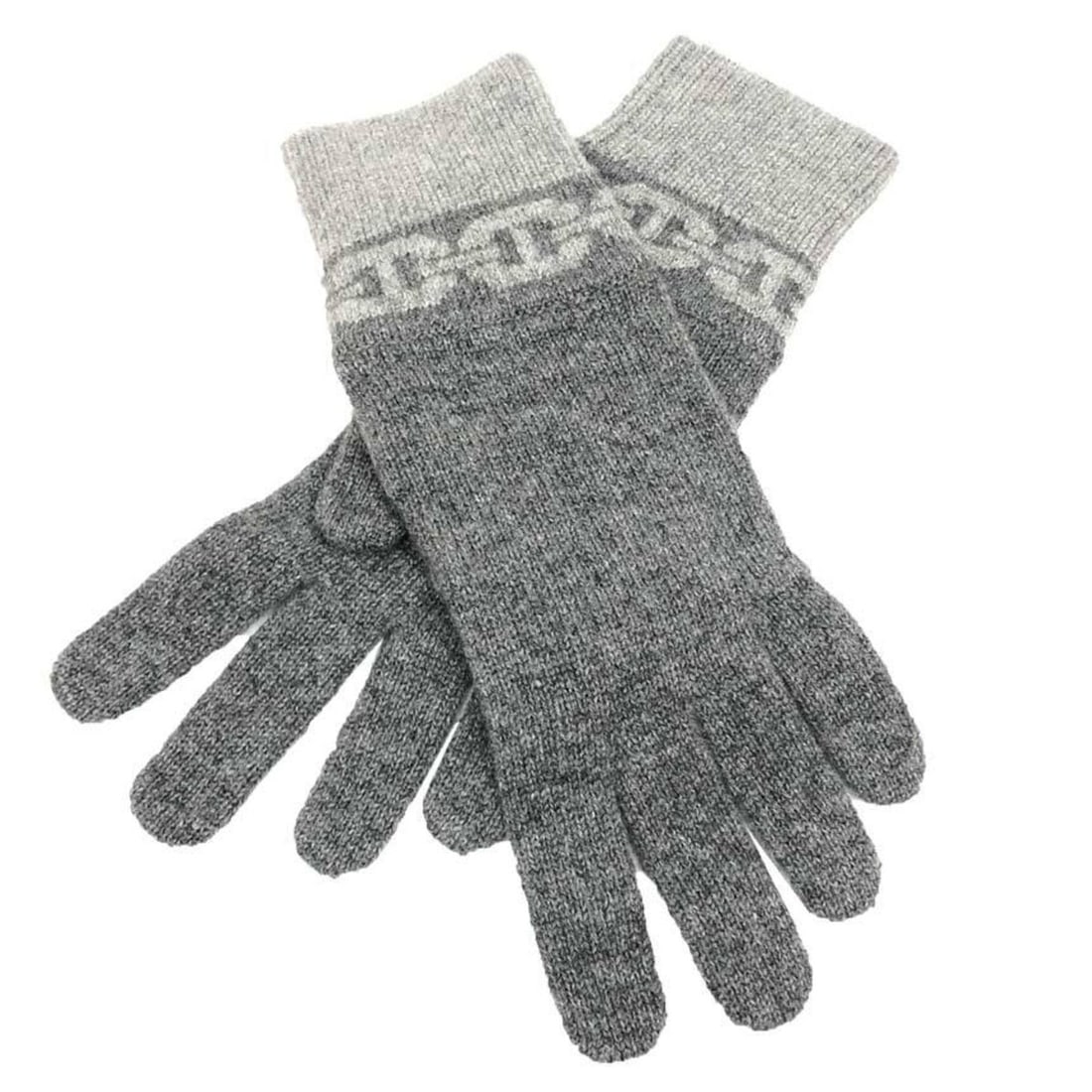 HERMES Heaven Chaine d'Ancre Gloves, Size M, Cashmere, Gray (1 of 18)