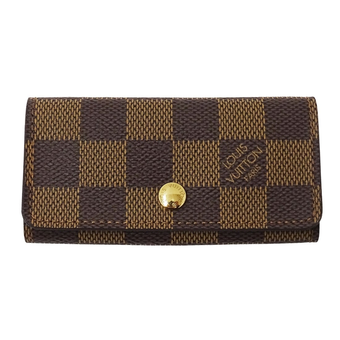 Louis Vuitton Damier Key Case, Men's & Women's, Brand: 4-Key Multicle, Brown (1 of 16)