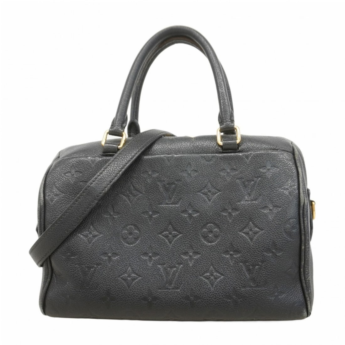 Louis Vuitton Monogram Empreinte Speedy Bandouliere 25 NM M42401 Noir Handbag, 2-Way Bag for Women (1 of 20)