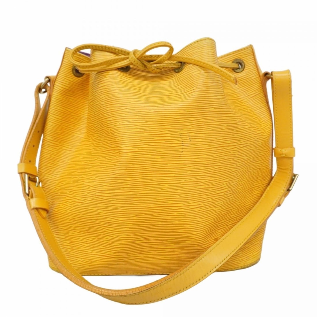 Louis Vuitton Epi Petit Noe Shoulder Bag M44109 Jaune Women's (1 of 20)