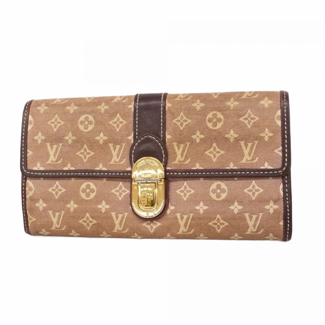 Louis Vuitton Monogram Idylle Portefeuille Sarah M63008 Sepia Long Wallet for Women: --- Catalog ---Category: SizeSize (HxWxD): 10.5cm x 18.5cm x 2cm / 4.13'' x 7.28'' x 0.78''Category: DesignType: Long wallet (bi-fold)Color: SepiaGender: WomenCategory: GeneralMPN: M63008Brand: Louis