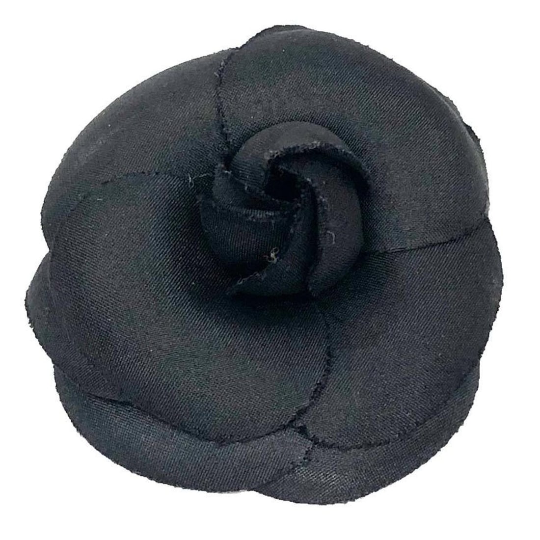 CHANEL Camellia Corsage Brooch Black Chanel Women's (1 of 7)