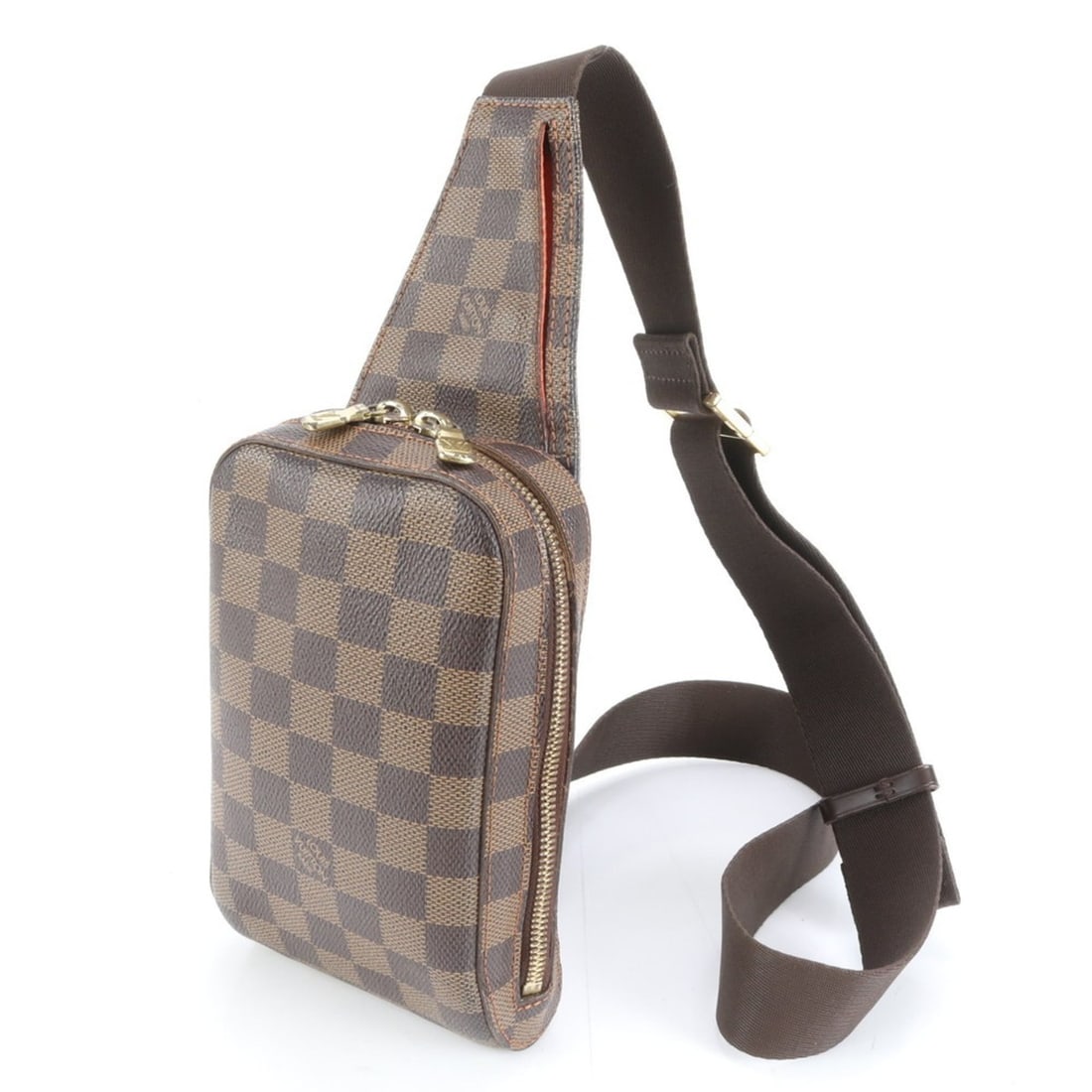 Louis Vuitton Damier Geronimos N51994 Leather 2-Way Body Bag/Waist Pouch for Men: --- Catalog ---Category: SizeSize (HxWxD): 20cm x 12cm x 5cm / 7.87'' x 4.72'' x 1.96''Category: DesignType: Pouch, Sling bagColor: EbeneGender: MenMaterial: Leather , Coated canvas Category: GeneralM