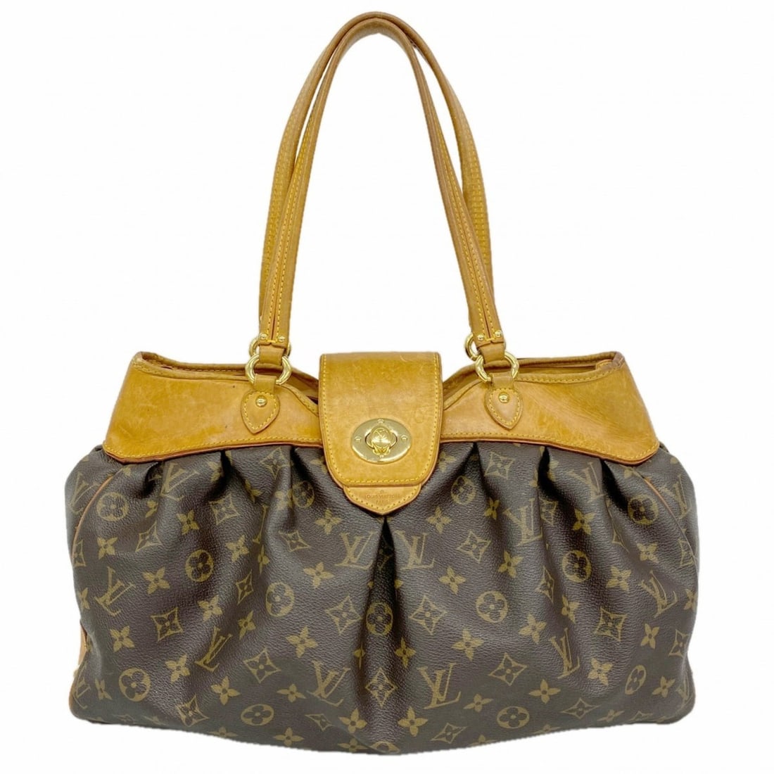 Louis Vuitton Monogram Boëtie MM Handbag M45714 Brown Women's: --- Catalog ---Category: SizeSize (HxWxD): 26cm x 42cm x 12cm / 10.23'' x 16.53'' x 4.72''Category: DesignType: HandbagColor: BrownGender: WomenCategory: GeneralMPN: M45714Brand: Louis Vuitton--- Item