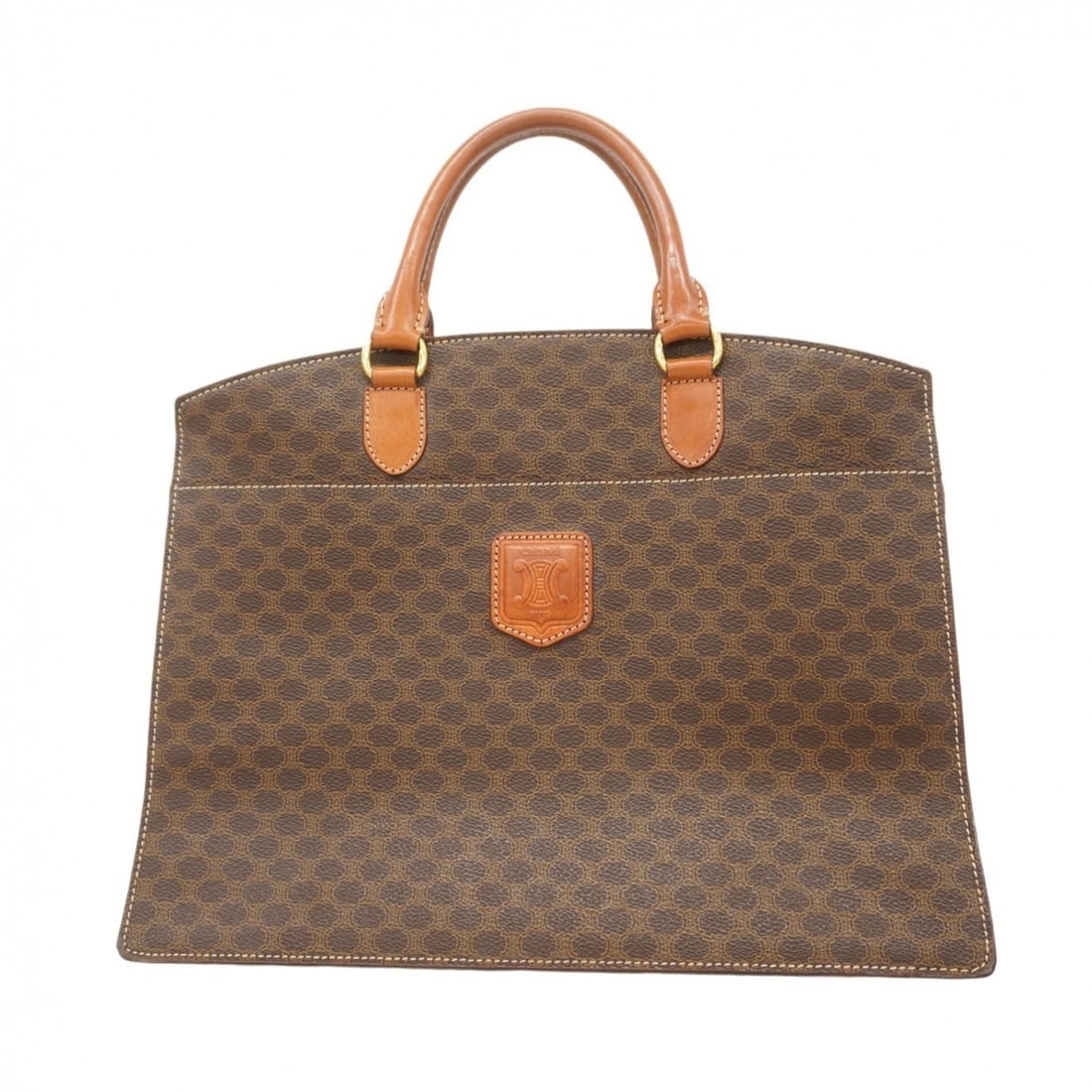 Celine handbag Macadam brown women's: --- Catalog ---Category: SizeSize (HxWxD): 27cm x 35cm x 15cm / 10.62'' x 13.77'' x 5.9''Category: DesignType: HandbagColor: BrownGender: WomenMaterial: PVC Hardware Color: GoldCategory: GeneralBrand: