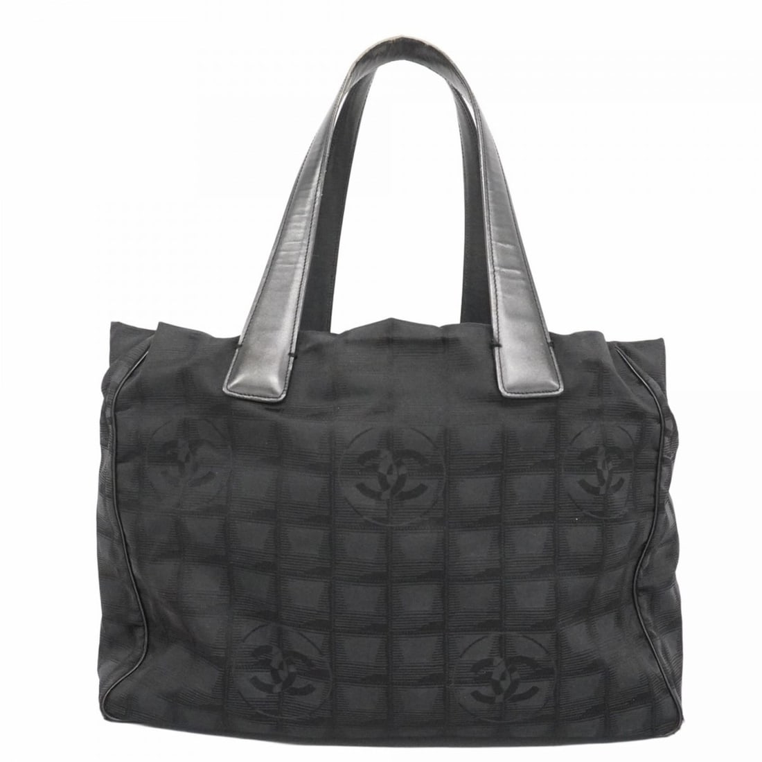 Chanel New Travel Nylon Tote Bag in Black Champagne for Women (1 of 16)