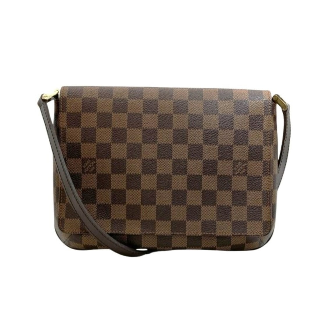 Louis Vuitton Musette Tango Shoulder Bag, Damier Ebene, N51301, Brown, LM1024: --- Catalog ---Category: SizeSize (HxWxD): 19cm x 25.5cm x 4.5cm / 7.48'' x 10.03'' x 1.77''Strap Length: 115cm - 127cm / 45.27'' - 49.99''Category: DesignType: Shoulder bagColor: Brown, Damier Canvas