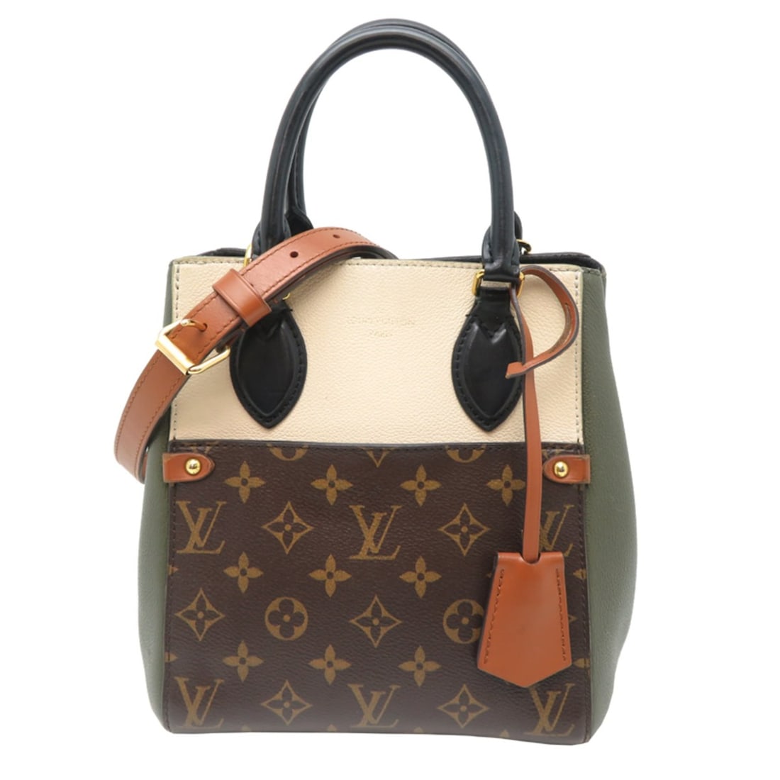 Louis Vuitton Fold Tote PM Women's Handbag M45388 (Discontinued) Monogram Brown: --- Catalog ---Category: SizeSize (HxWxD): 22cm x 23cm x 18cm / 8.66'' x 9.05'' x 7.08''Strap Length: 95cm - 110cm / 37.4'' - 43.3''Handle Length: 26cm / 10.23''Category: DesignType: HandbagColor: Bro