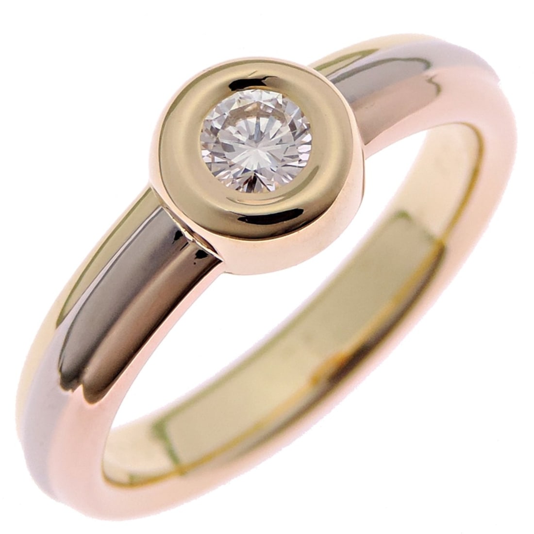 Cartier Monostone Diamond #49 Women's Ring in 750 Yellow Gold (1 of 15)