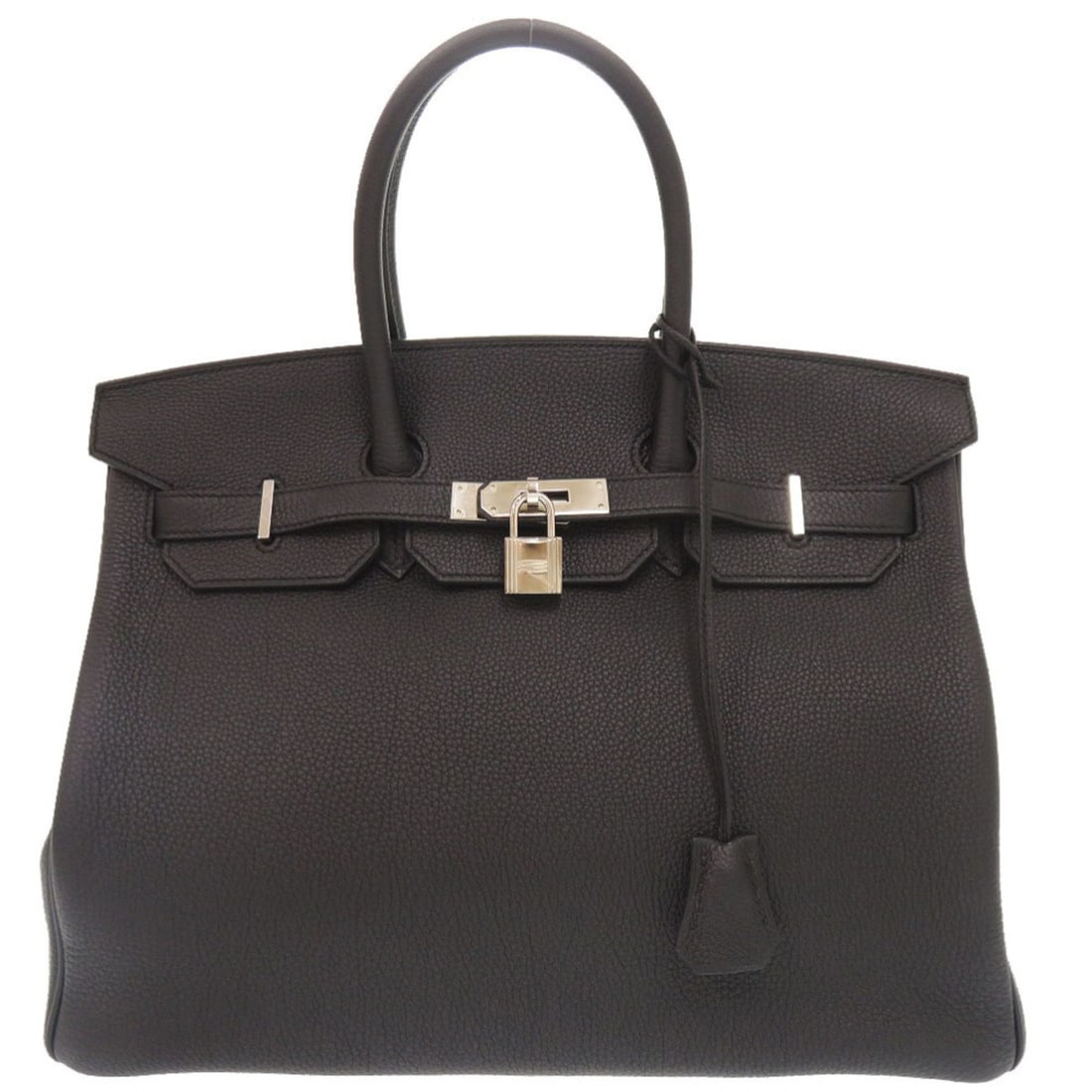 Like new Hermès Birkin 35 Togo black handbag with silver hardware and C stamp (2018 model) 0780 (1 of 17)