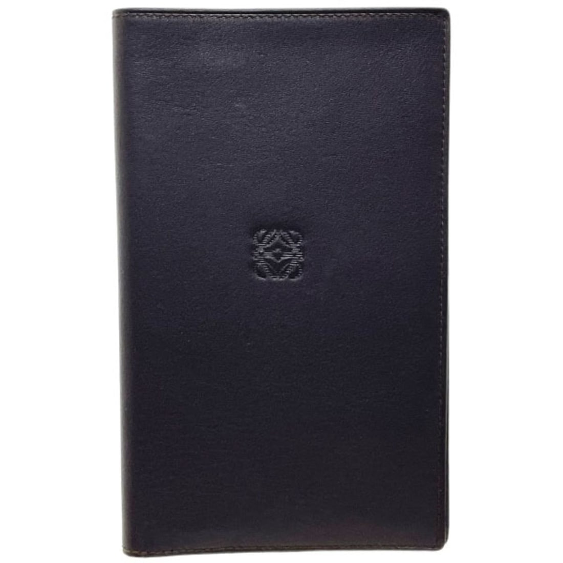 LOEWE Anagram Bifold Wallet in Dark Brown Leather (HH-16479) (1 of 10)