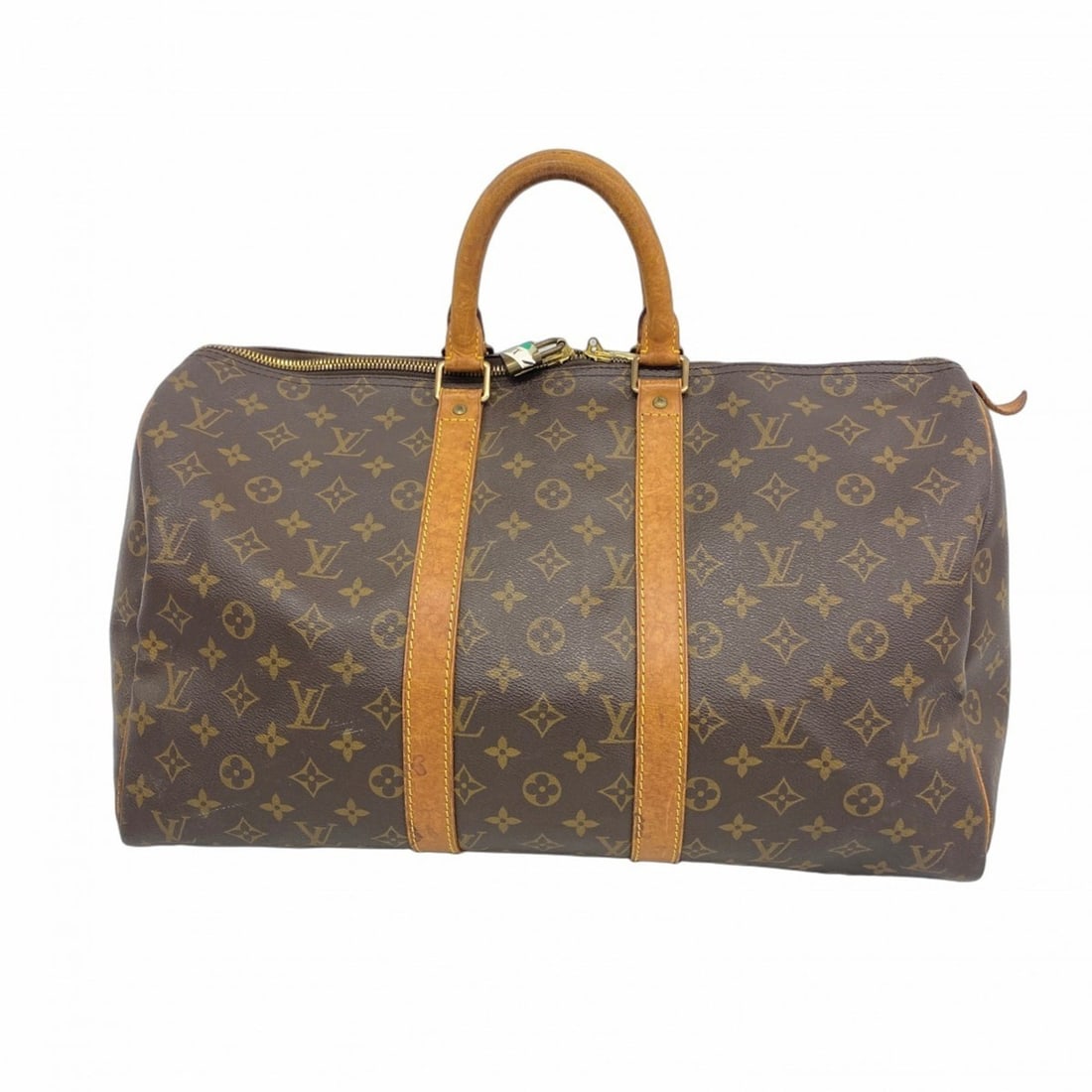 Louis Vuitton Monogram Keepall 45 Boston Bag M41428 Brown Men's and Women's (1 of 16)