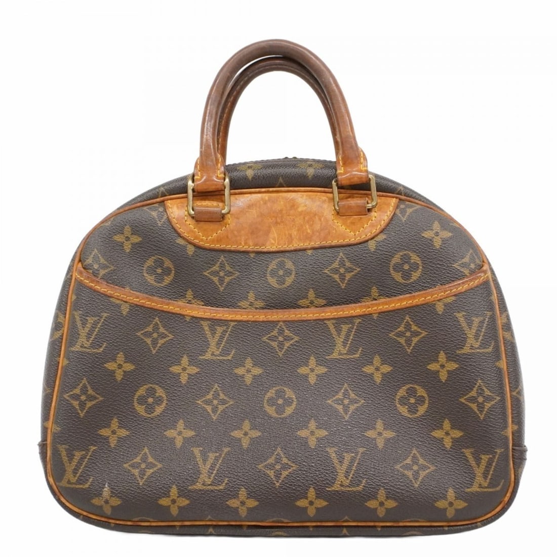 Louis Vuitton Monogram Trouville Handbag M42228 Brown Women's (1 of 20)