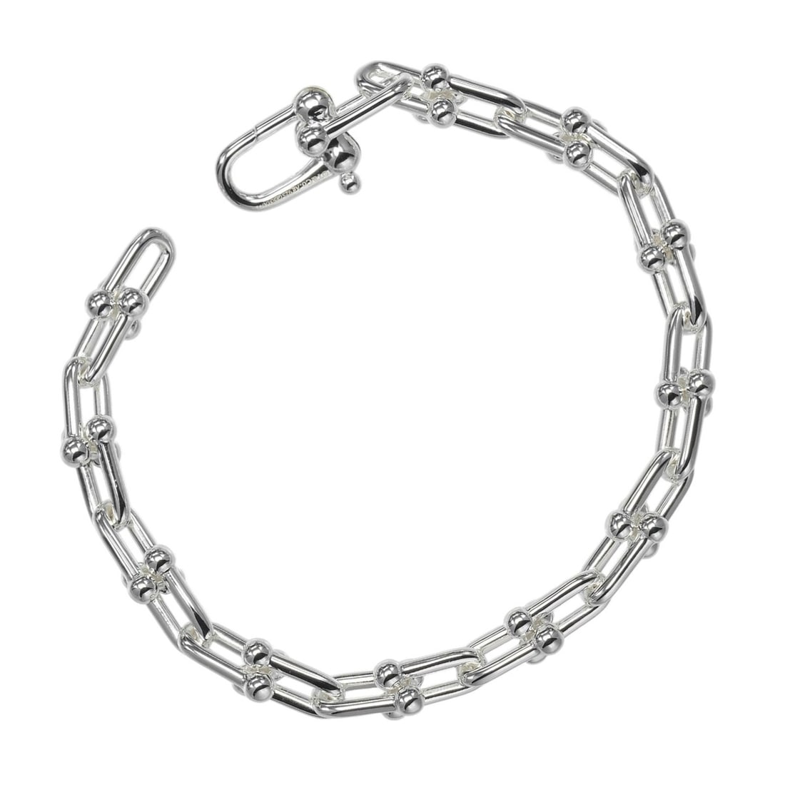 Tiffany & Co. Bracelet Hardware Small Link, Wrist Circumference: Approximately 15.5cm, Weight: 16.3g (1 of 10)