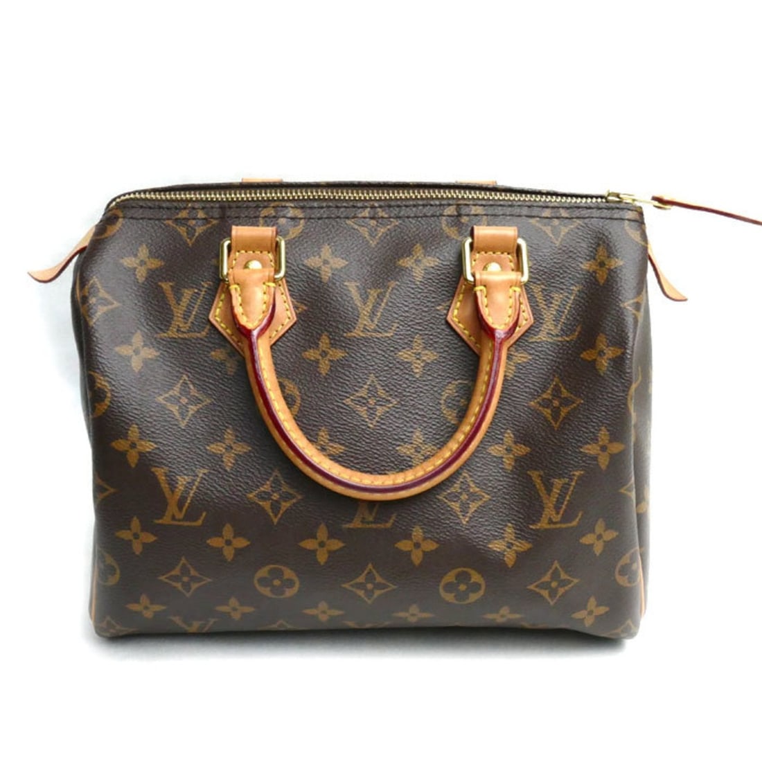 LOUIS VUITTON Monogram Speedy 25 Boston Bag, Brown, M41109 IC, Women's (1 of 19)