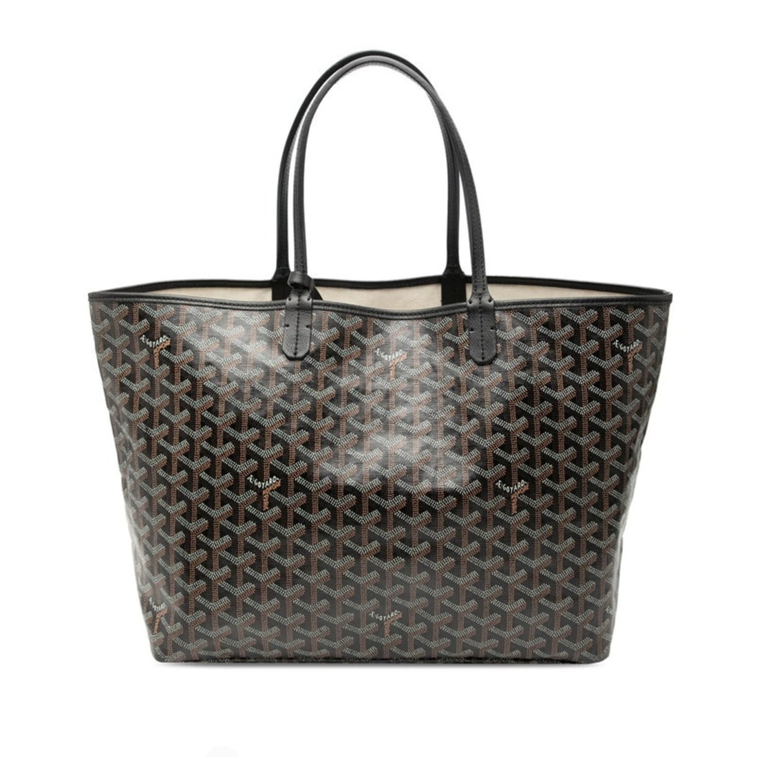 Goyard Saint Louis PM Tote Bag Shoulder Brown Black Women's GOYARD (1 of 12)