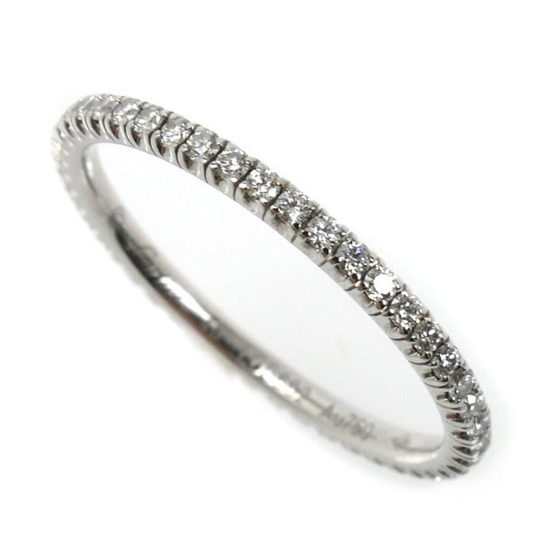 CARTIER Etincel de Cartier 18K White Gold Full Eternity Ring B4210448 with 48 Diamonds, 1.1g, for: --- Catalog ---Category: SizeUS Size: 4.5Brand Size: 48Category: DesignStone: DiamondGender: WomenMaterial: White gold (18K)Category: GeneralMPN: B4210448Brand: CartierCountry of Origin: France--- Ite