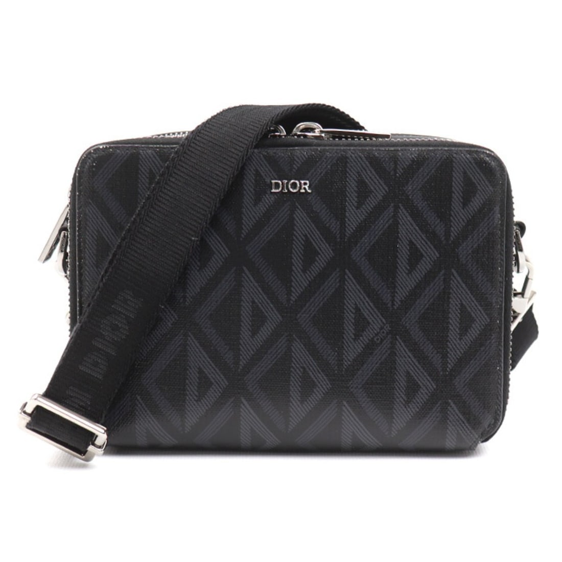 Christian Dior Dior CD Diamond Shoulder Bag, Black, Men's, 2ESBC119DC (1 of 11)