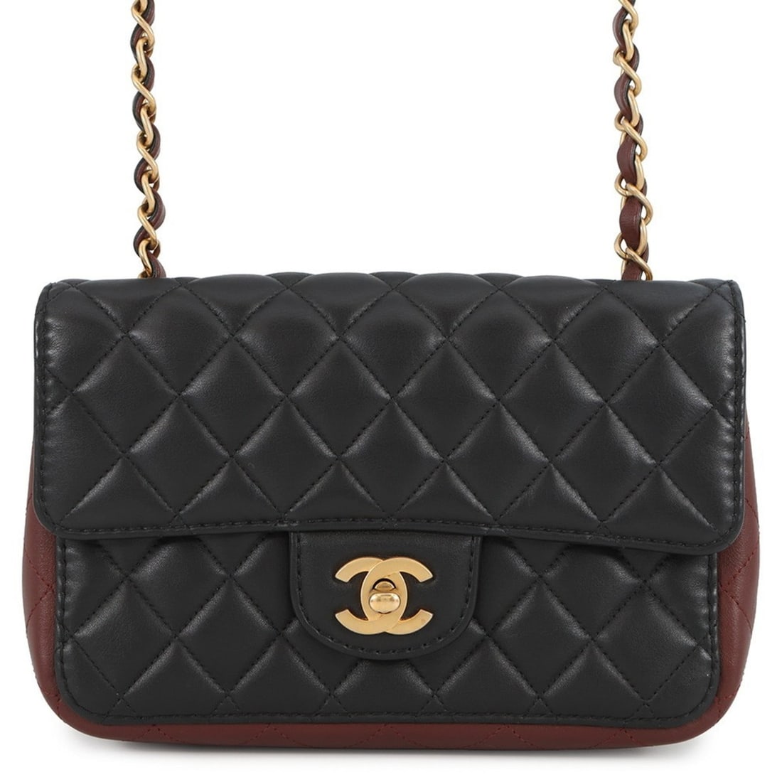 CHANEL Chain Shoulder Bag Matelasse Coco Mark Lambskin AS2228 Black: --- Catalog ---Category: SizeWeight: 440g / 15.52oz.Size (HxWxD): 14cm x 21cm x 6cm / 5.51'' x 8.26'' x 2.36''Strap Length: 121cm / 47.63''Category: DesignType: Shoulder bagColor: Black, BordeauxGende