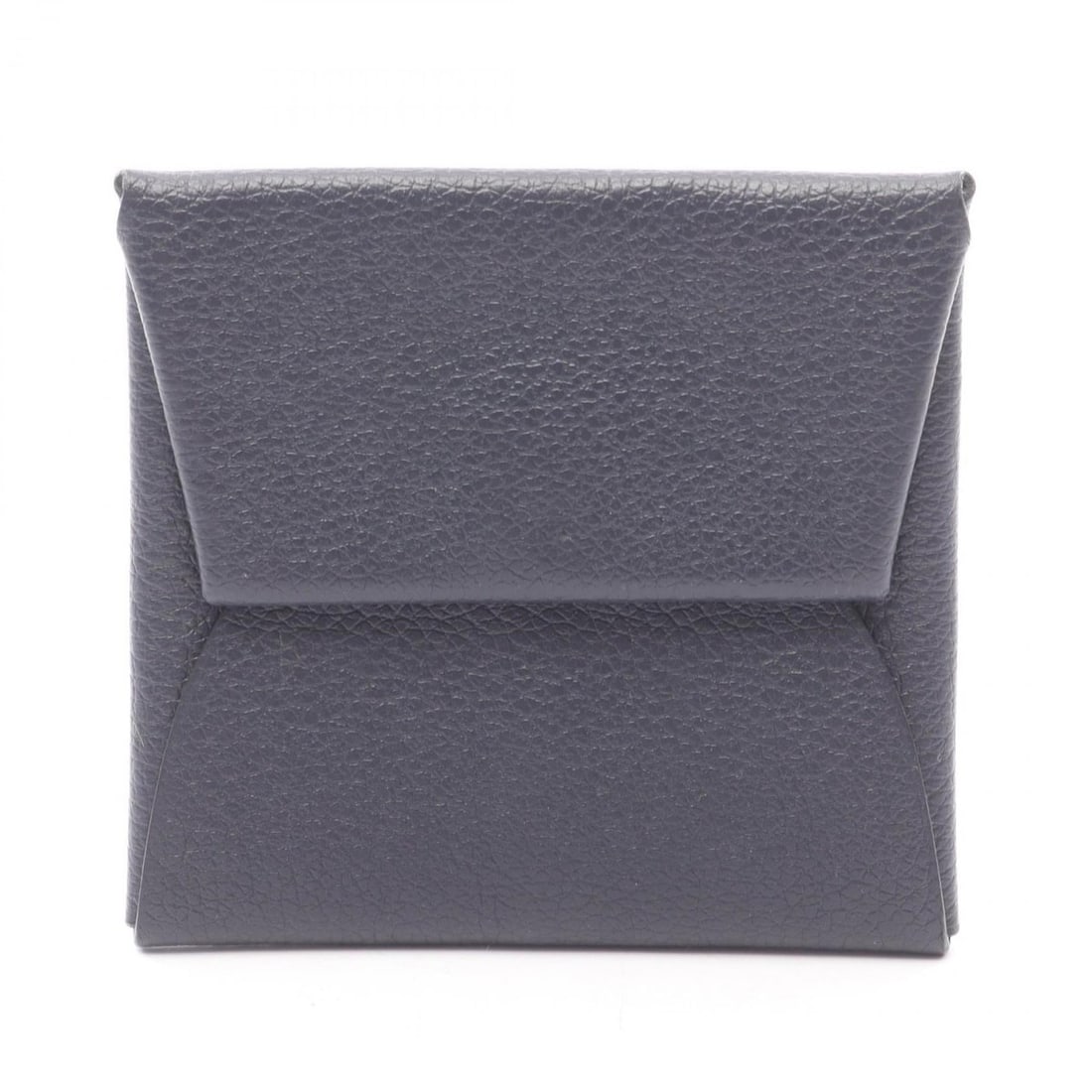 Hermes Hermès Bastia wallet with coin purse, made of calfskin leather (Evercalf), navy blue for (1 of 10)