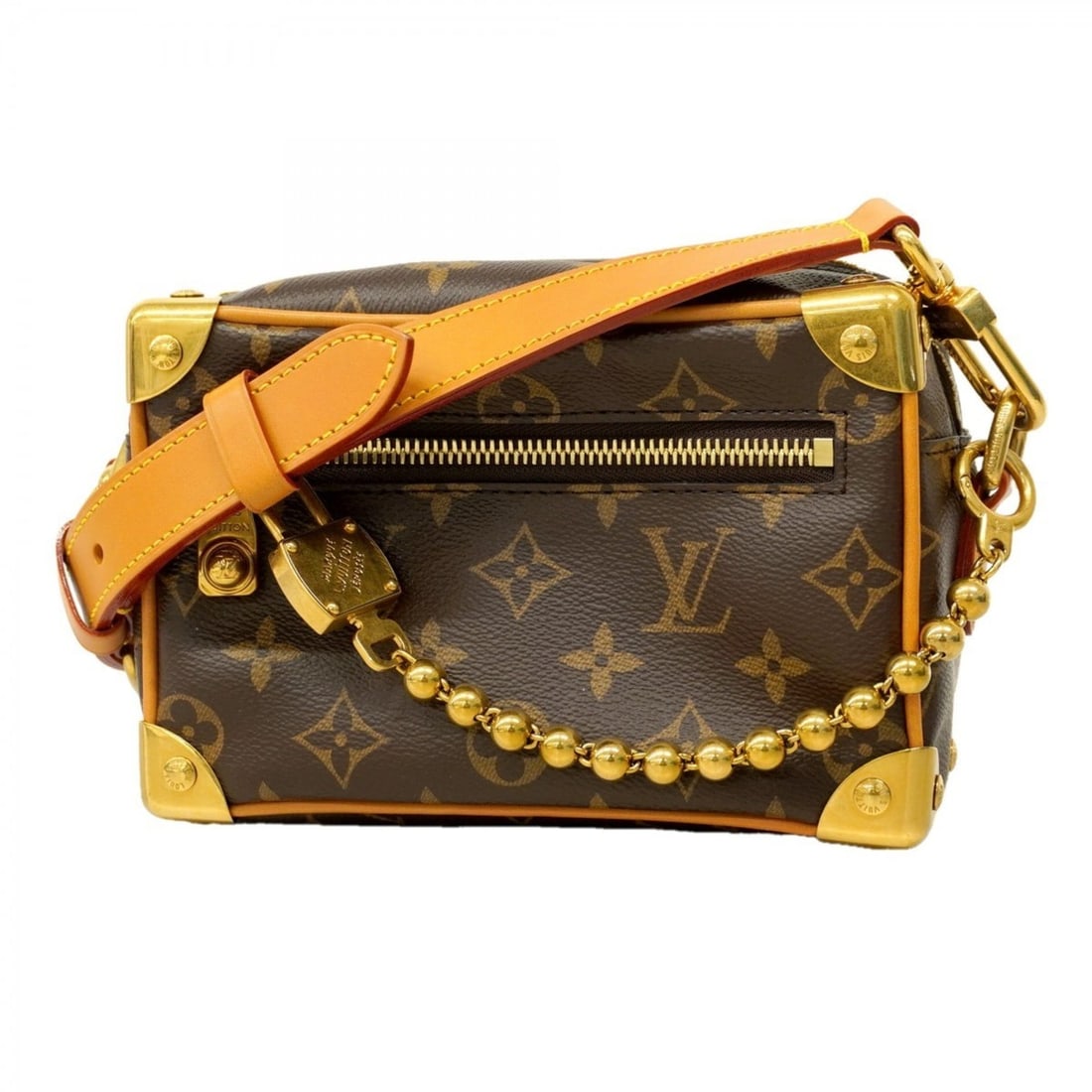 Louis Vuitton Monogram Archive Mini Soft Trunk Shoulder Bag M14729 Brown Women's: --- Catalog ---Category: SizeSize (HxWxD): 12.5cm x 18.5cm x 8cm / 4.92'' x 7.28'' x 3.14''Category: DesignType: Shoulder bagColor: BrownGender: WomenCategory: GeneralMPN: M14729Brand: Louis Vuitton--