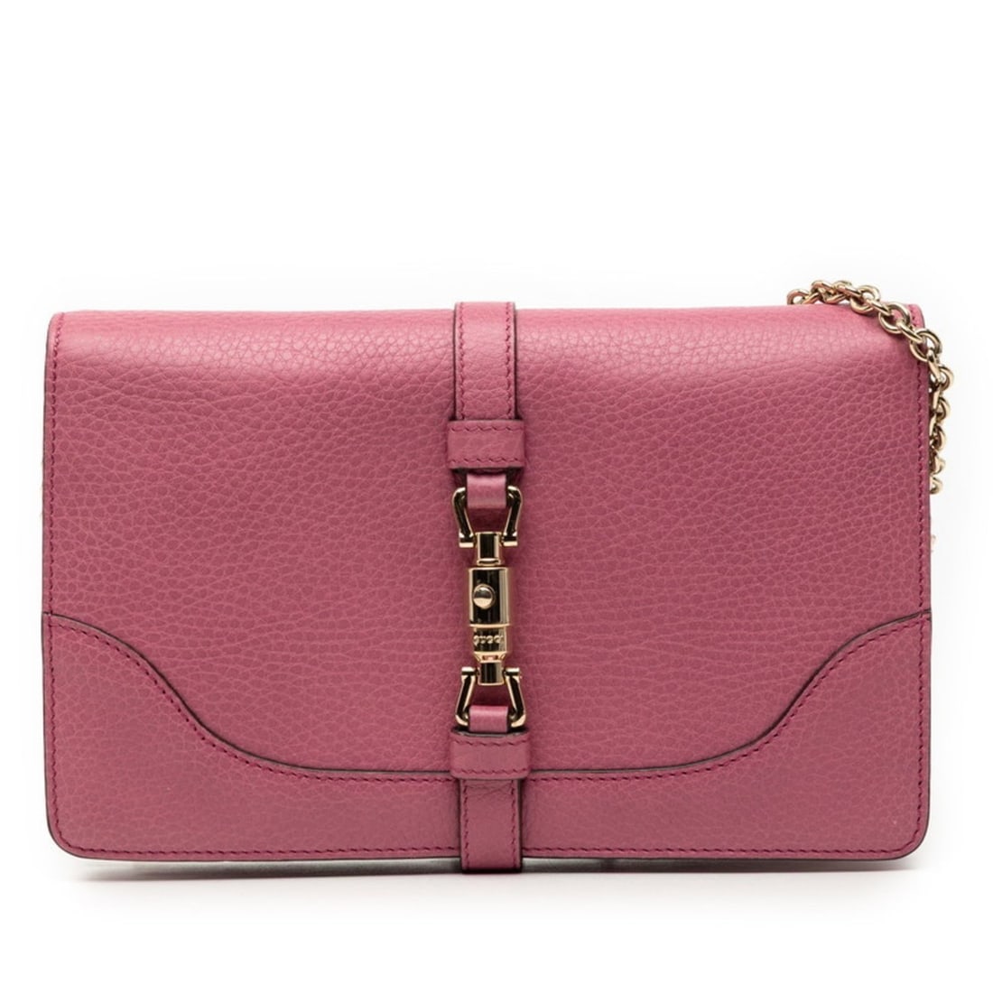 Gucci New Jackie Chain Shoulder Bag 283061 Pink Leather Women's GUCCI (1 of 14)