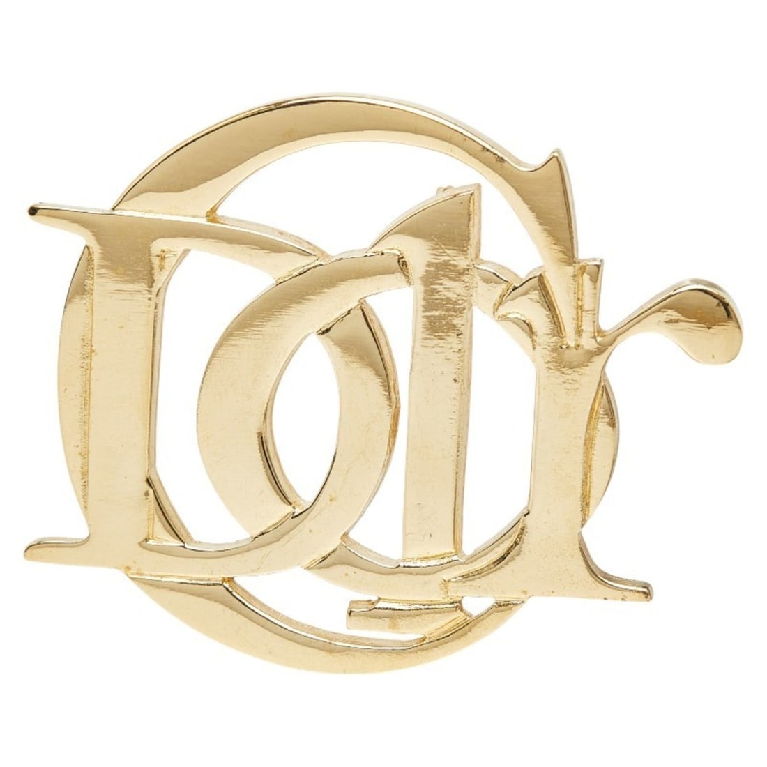 Christian Dior Dior logo brooch, metal, women's,: --- Catalog ---Category: SizeSize (HxWxD): 6.28cm x 5.14cm / 2.47'' x 2.02''Category: DesignType: BroochGender: WomenMaterial: MetalCategory: GeneralBrand: Christian Dior--- Item List ---Section: Cond