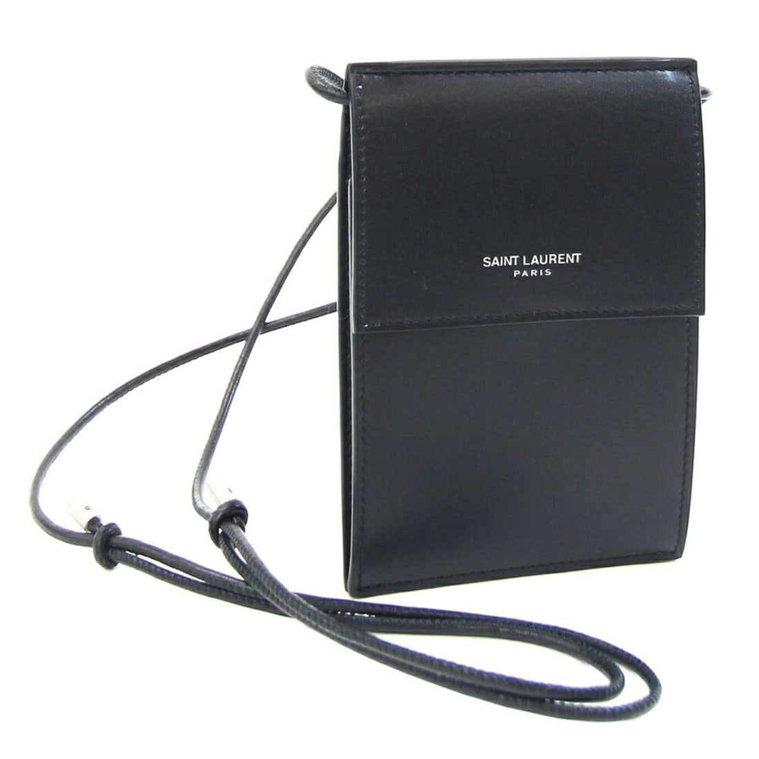 Saint Laurent Shoulder Bag 802728 Black Leather Pochette Mini Pouch YSL Women's SAINT LAURENT (1 of 15)