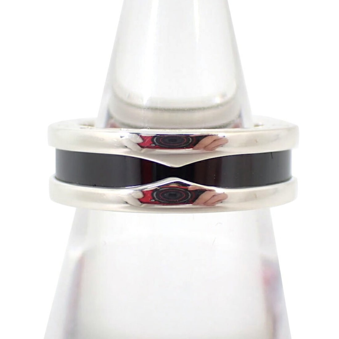 BVLGARI 925 Ceramic B-Zero1 Save the Children Ring, Size 12.5: --- Catalog ---Category: SizeUS Size: 6.5Brand Size: 52Category: DesignType: Band ringGender: WomenMaterial: Ceramic, Sterling silver 925Category: GeneralBrand: Bvlgari--- Item List ---Section: