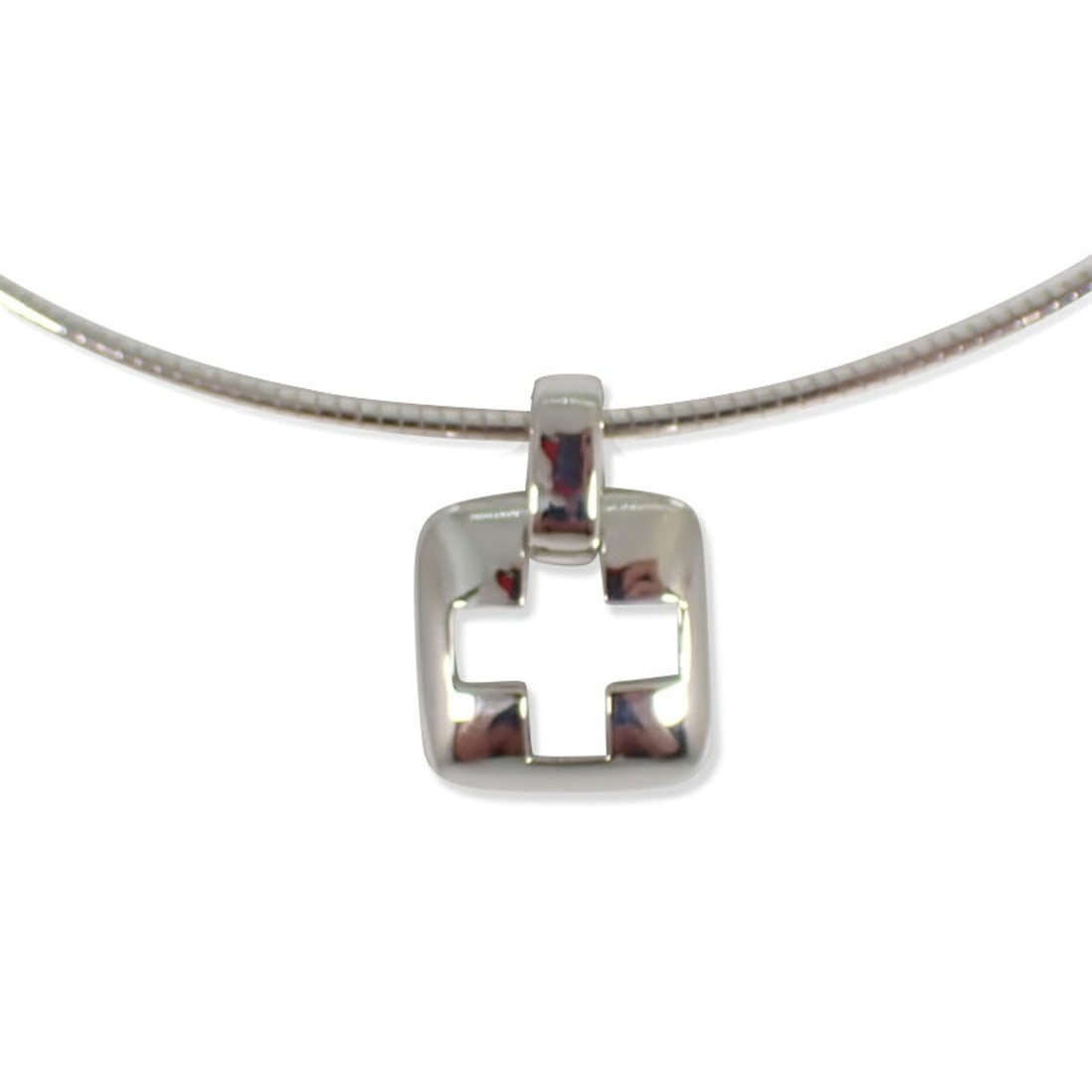 TIFFANY 925 Cross Pendant: --- Catalog ---Category: SizePendant Size: 15.2mm x 12.4mm / 0.59'' x 0.48''Neck Circumference: 40.5 cm / 15.94''Category: DesignGender: WomenMaterial: Sterling silver 925Pendant Type: