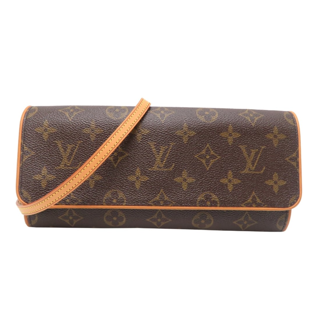 Louis Vuitton Pochette Twin GM Women's Shoulder Bag M51852 Monogram Brown (1 of 10)