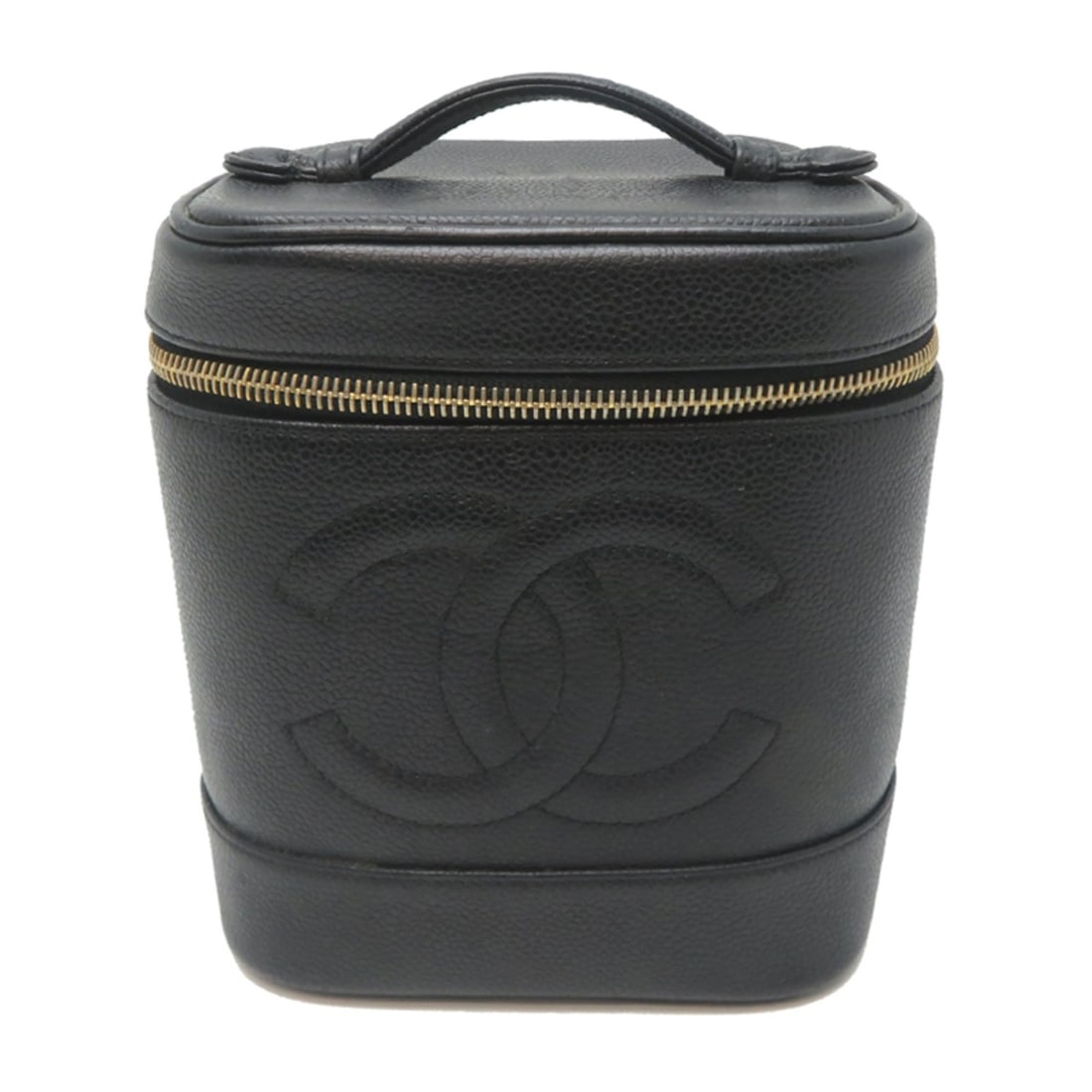 Chanel Vanity Women's Handbag A01998 Caviar Leather Black (1 of 10)