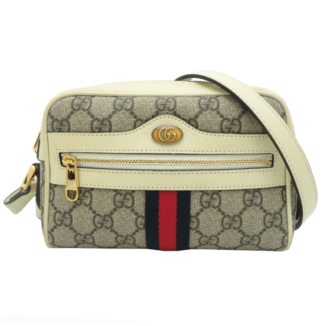 Gucci Ophidia Women's Shoulder Bag 517350 GG Supreme Beige (1 of 10)