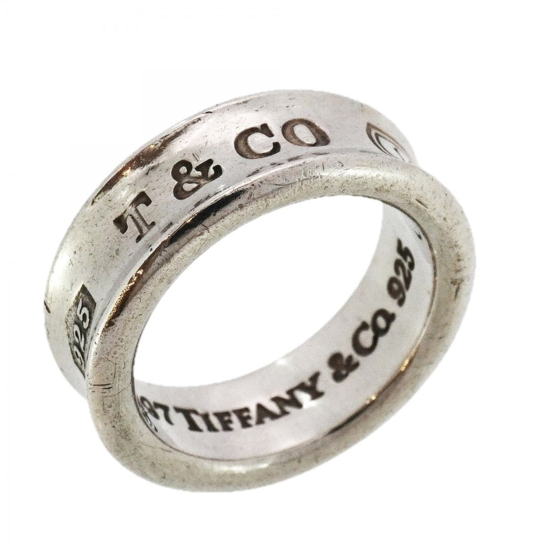 Tiffany narrow ring, silver 925, size 10.5, for women (1 of 10)