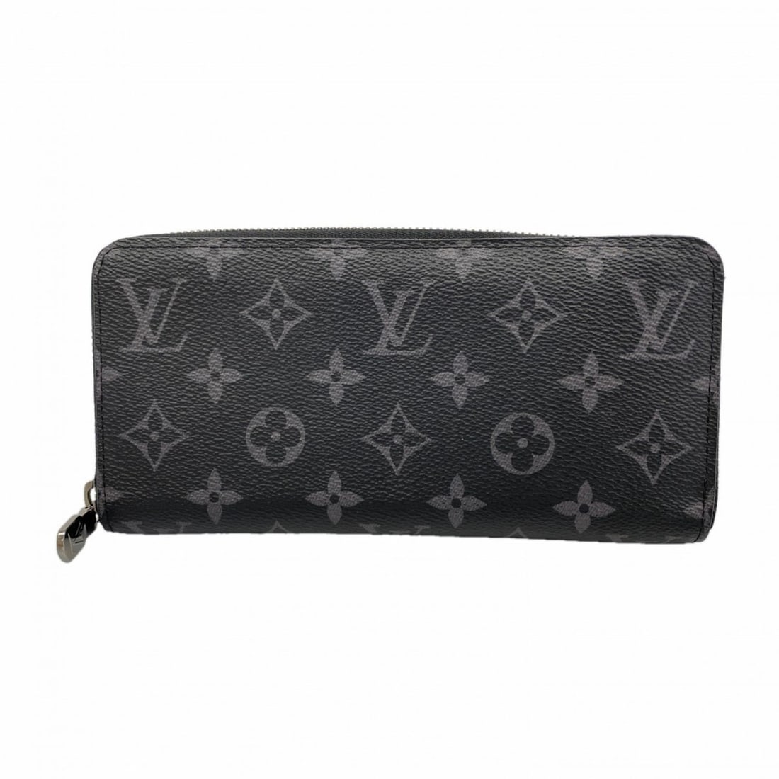 Louis Vuitton Monogram Eclipse Zippy Wallet Horizontal M11611 Black Men's Long (1 of 16)
