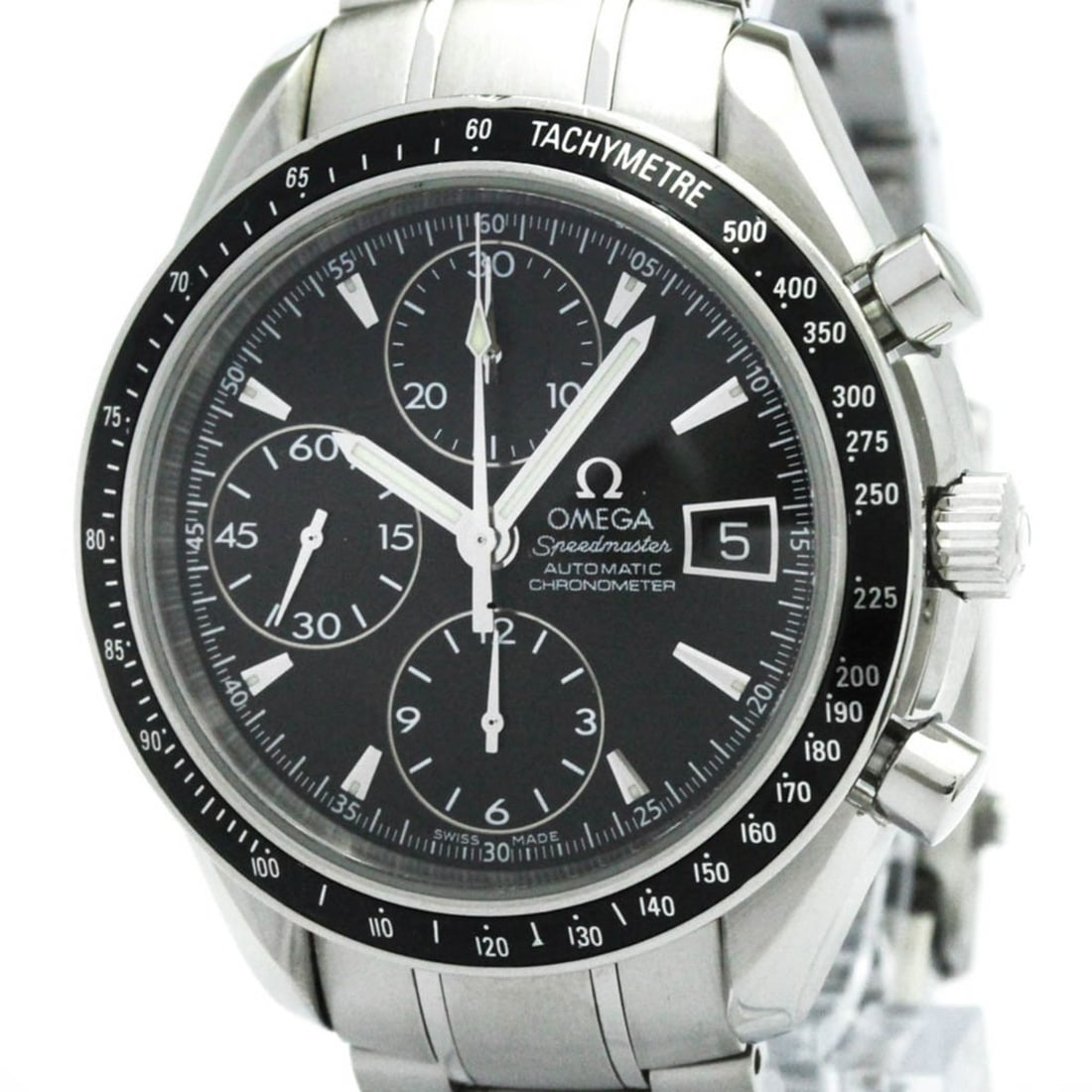 OMEGA Speedmaster Date Steel Automatic Mens Watch 3210.50 Polished (1 of 10)