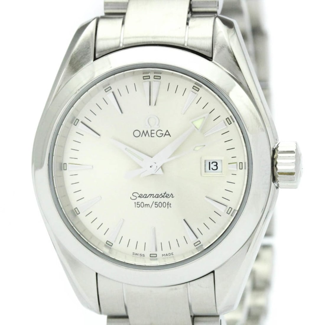 OMEGA Seamaster Aqua Terra Steel Quartz Ladies Watch 2577.30 Polished (1 of 11)