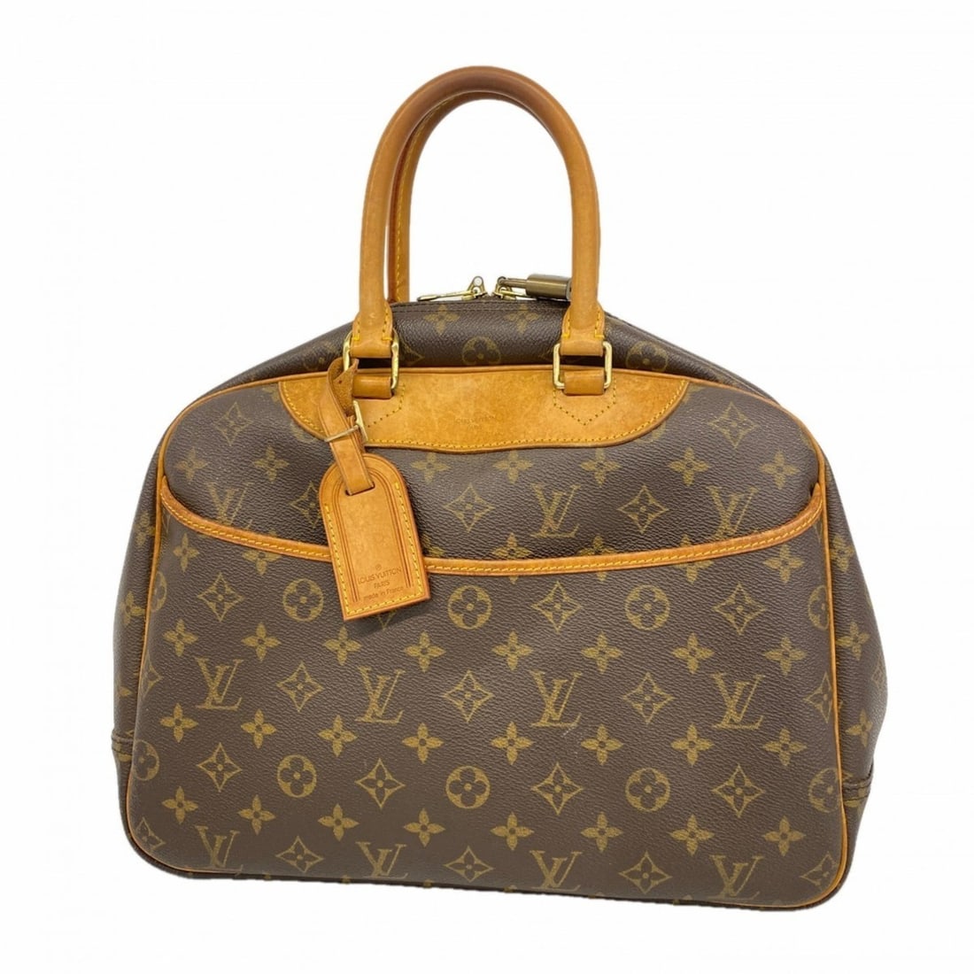 Louis Vuitton Monogram Deauville Handbag M47270 Brown Women's (1 of 15)