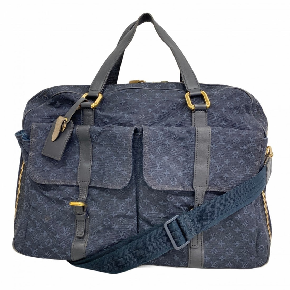 Louis Vuitton Monogram Mini Claudine Boston Bag M42331 TST Blue for Men and Women: --- Catalog ---Category: SizeSize (HxWxD): 32cm x 45cm x 18cm / 12.59'' x 17.71'' x 7.08''Category: DesignType: Boston bagColor: TST BlueGender: Men,WomenCategory: GeneralMPN: M42331Brand: Louis Vuitt