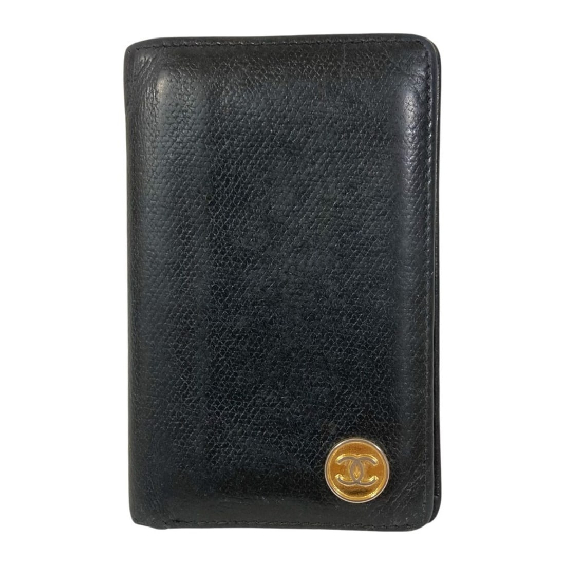 CHANEL Coco Button Business Card Case/Card Case/Pass Case, Black, Women's, Luxs, Used Brand Clothing: --- Catalog ---Category: DesignType: Card caseColor: BlackGender: WomenCategory: GeneralBrand: ChanelCategory: Physical PropertiesSize (HxWxD): 11cm x 7cm x 5mm / 4.33'' x 2.75'' x 0.19''--- Item List